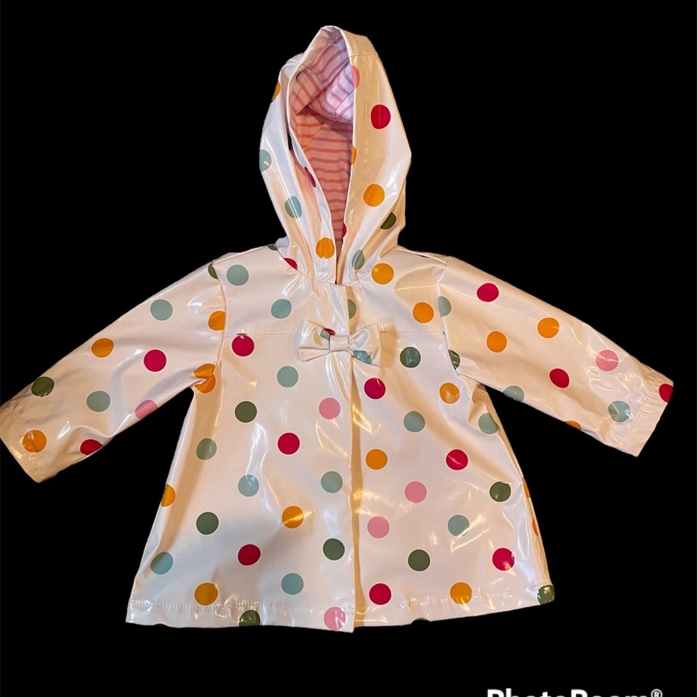Little Me Polkadot Raincoat in New Condition ☔️